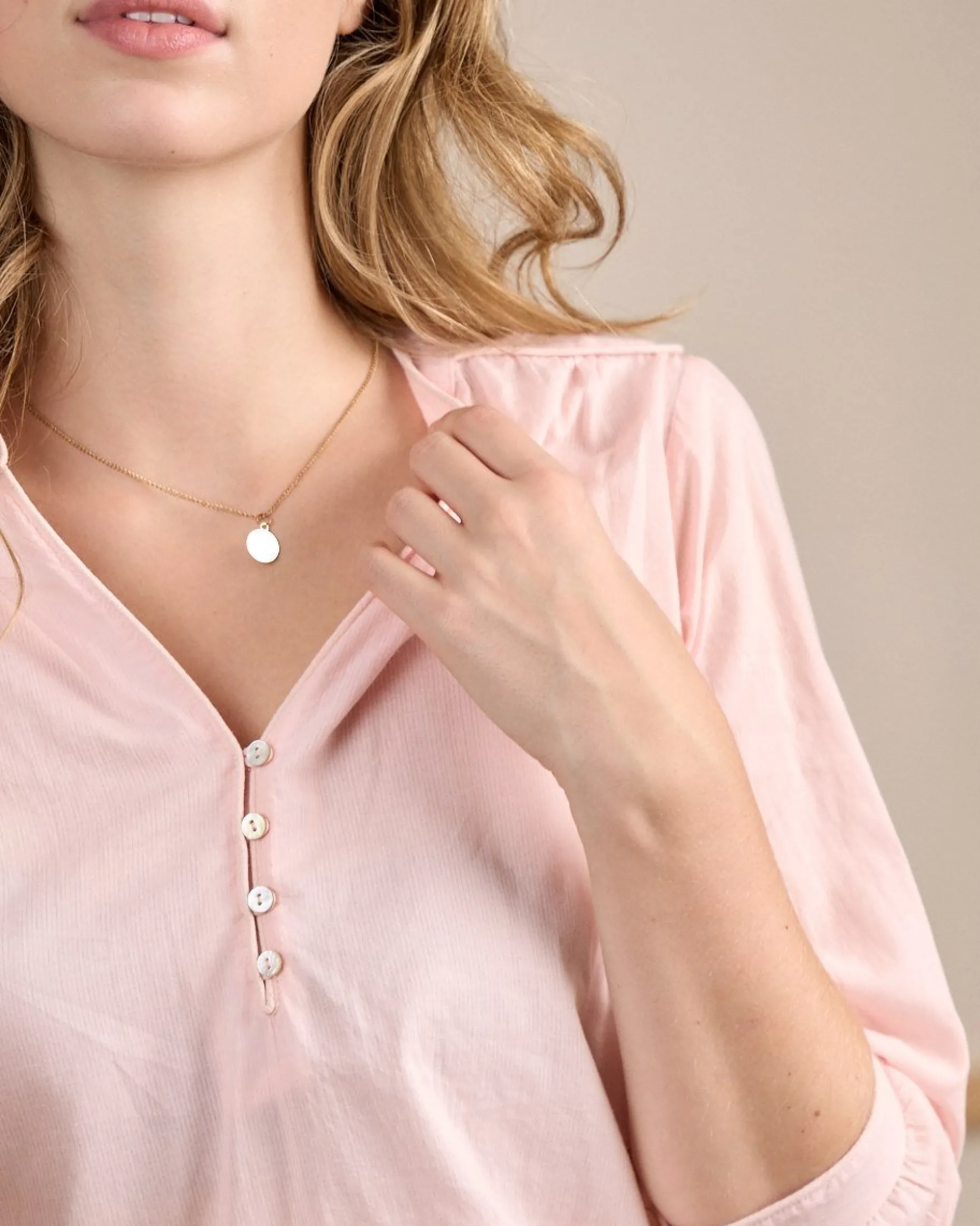 Femme Mise Au Green Blouse à rayures ton sur ton