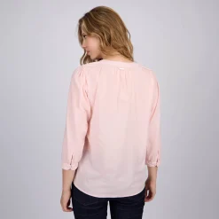 Femme Mise Au Green Blouse à rayures ton sur ton