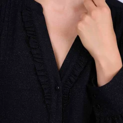 Femme Mise Au Green Blouse détail lurex