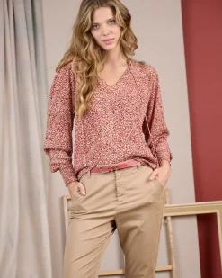 Femme Mise Au Green Blouse inspiration florale