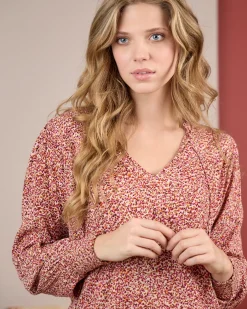 Femme Mise Au Green Blouse inspiration florale