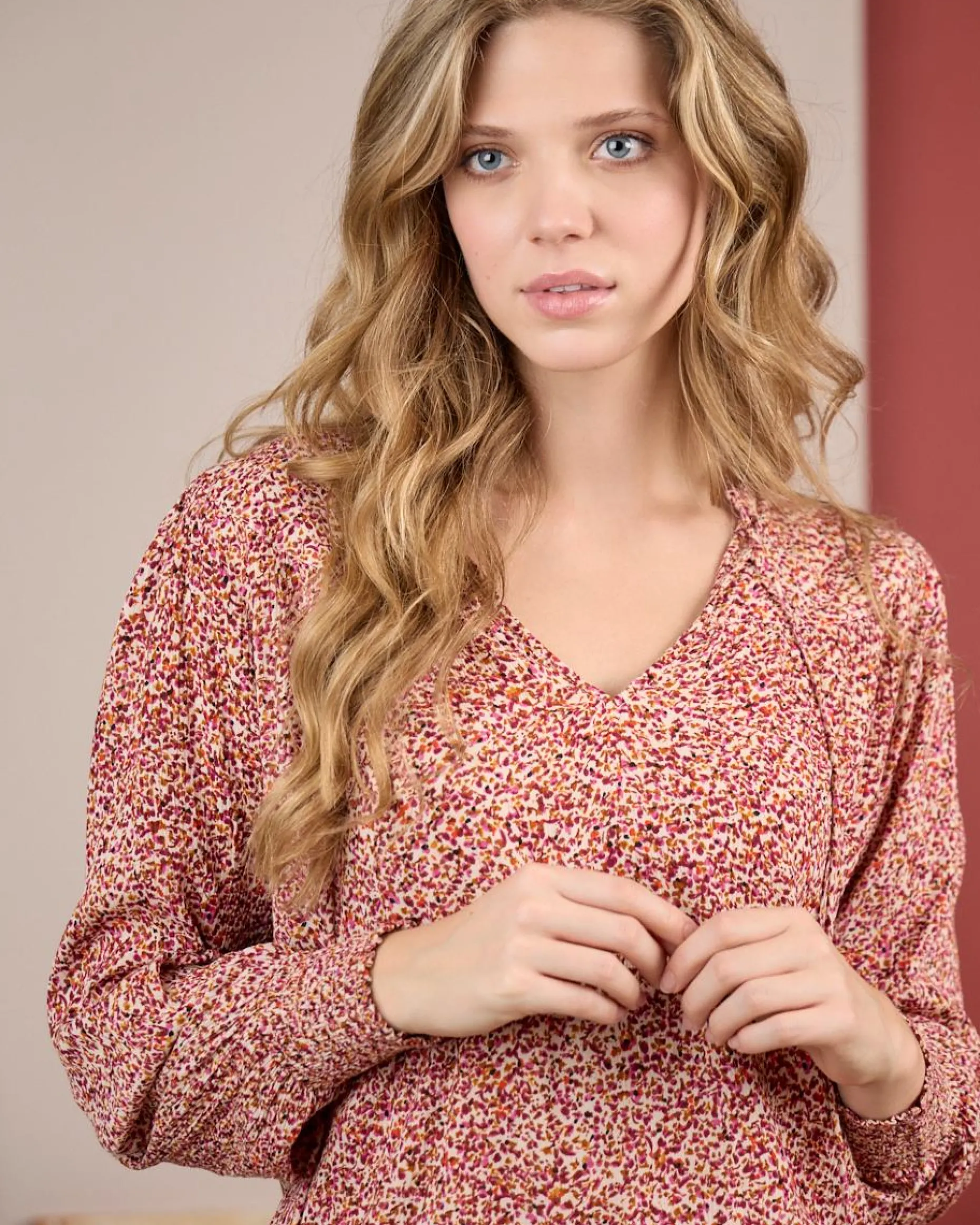 Femme Mise Au Green Blouse inspiration florale