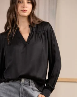 Femme Mise Au Green Blouse satinée