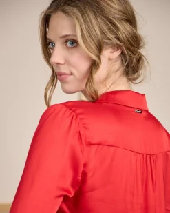 Femme Mise Au Green Blouse satinée