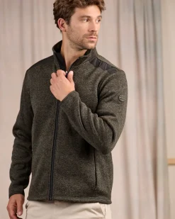 Homme Mise Au Green Blouson Polaire détail épaule