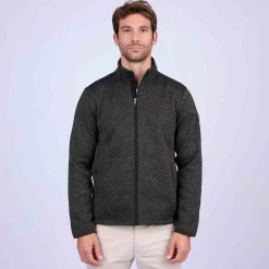 Homme Mise Au Green Blouson Polaire détail épaule