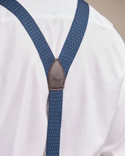 Homme Mise Au Green Bretelles Coleen bleu marine