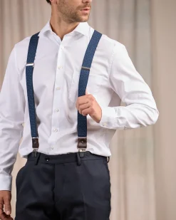 Homme Mise Au Green Bretelles Coleen bleu marine