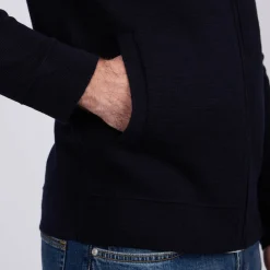 Homme Mise Au Green Cardigan zippé col montant