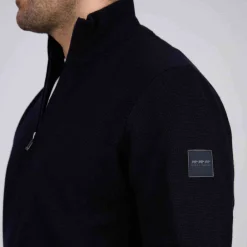 Homme Mise Au Green Cardigan zippé col montant