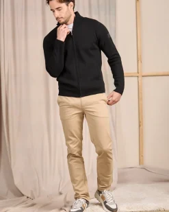 Homme Mise Au Green Cardigan zippé col montant