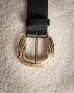 Femme Mise Au Green Ceinture signature avec boucle travaillée