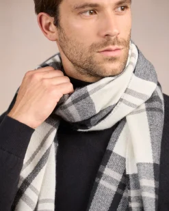 Homme Mise Au Green Écharpe à carreaux
