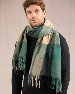 Homme Mise Au Green Écharpe à carreaux