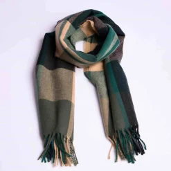 Homme Mise Au Green Écharpe à carreaux