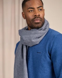 Homme Mise Au Green Écharpe à motif chevron