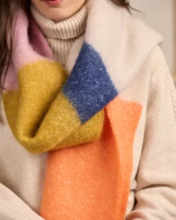 Femme Mise Au Green Écharpe Camila bleu marine