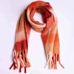 Femme Mise Au Green Écharpe Cherry