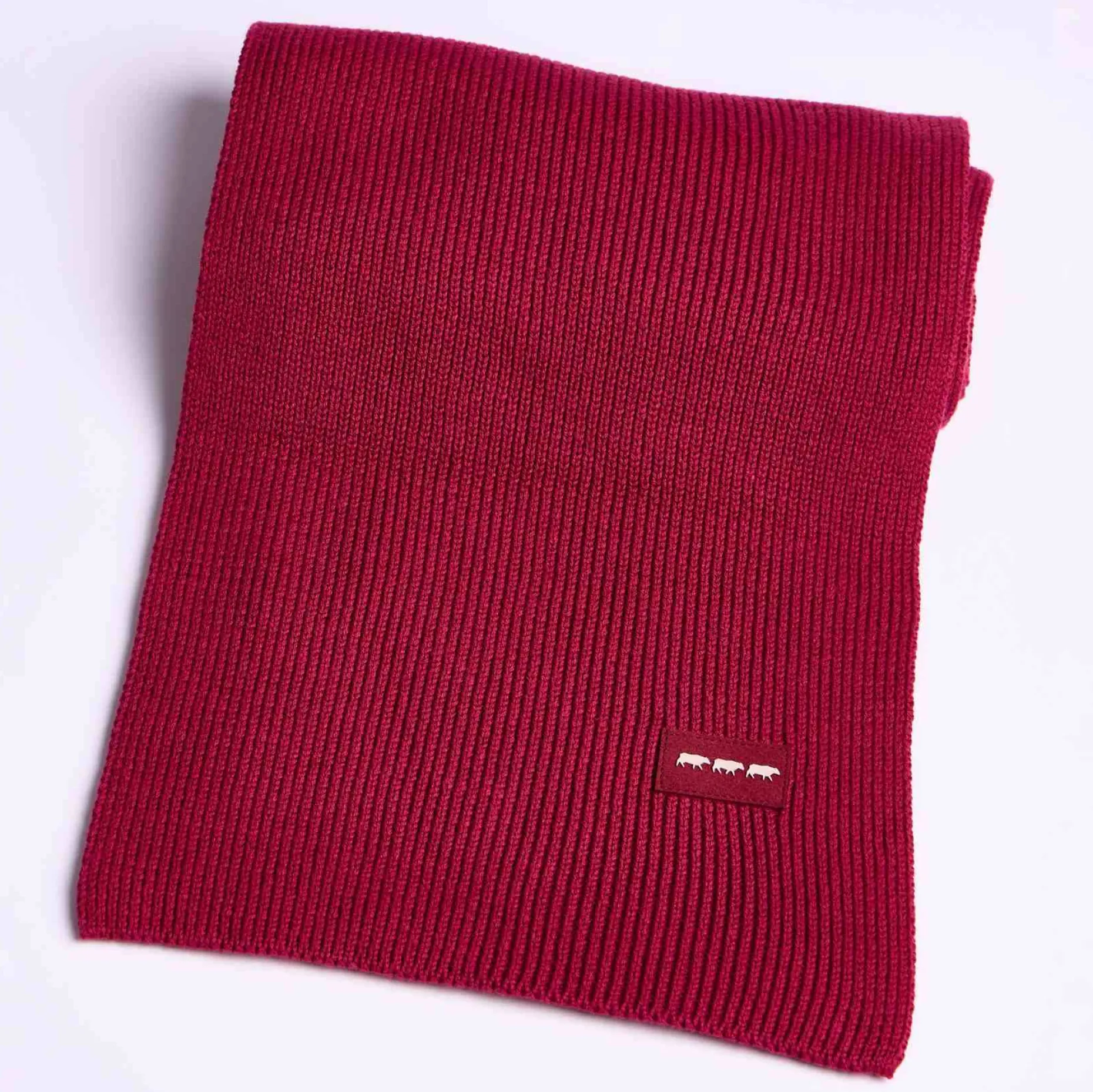 Homme Mise Au Green Écharpe unie en tricot