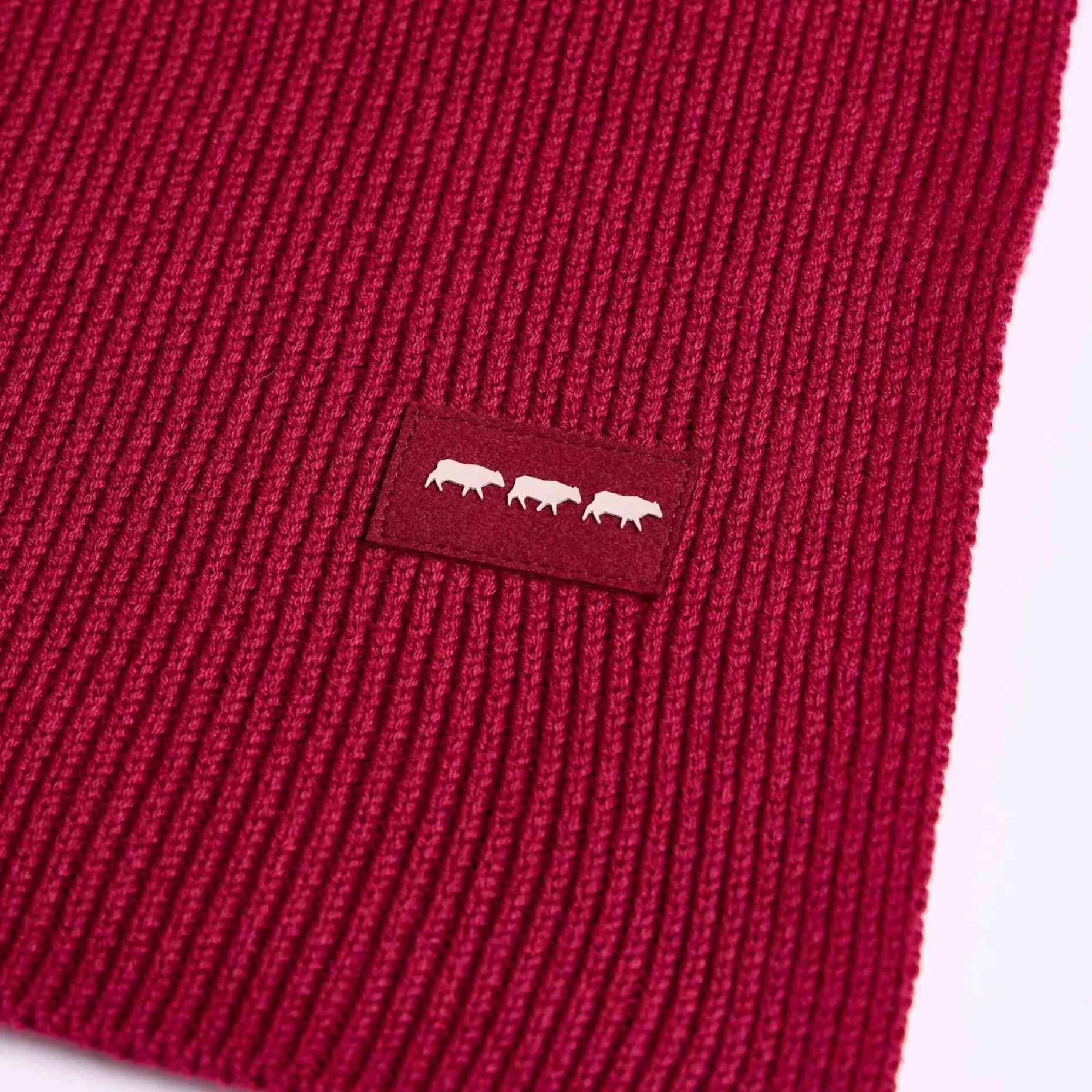 Homme Mise Au Green Écharpe unie en tricot