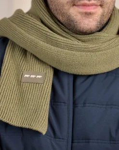 Homme Mise Au Green Écharpe unie en tricot