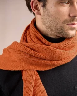 Homme Mise Au Green Écharpe unie en tricot
