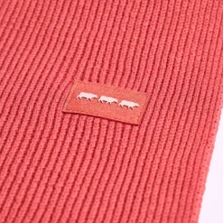 Homme Mise Au Green Écharpe unie en tricot rose clair