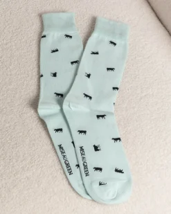 Homme Mise Au Green Chaussettes Billie vert eau