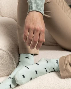 Homme Mise Au Green Chaussettes Billie vert eau