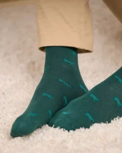 Homme Mise Au Green Chaussettes Billie vert foncé