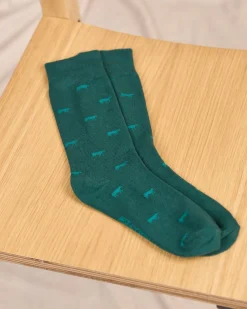 Homme Mise Au Green Chaussettes Billie vert foncé