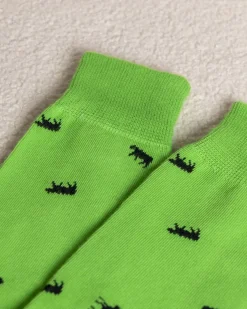Homme Mise Au Green Chaussettes Billie vert pomme