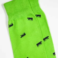 Homme Mise Au Green Chaussettes Billie vert pomme