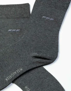 Homme Mise Au Green Chaussettes unies broderie 3 vaches