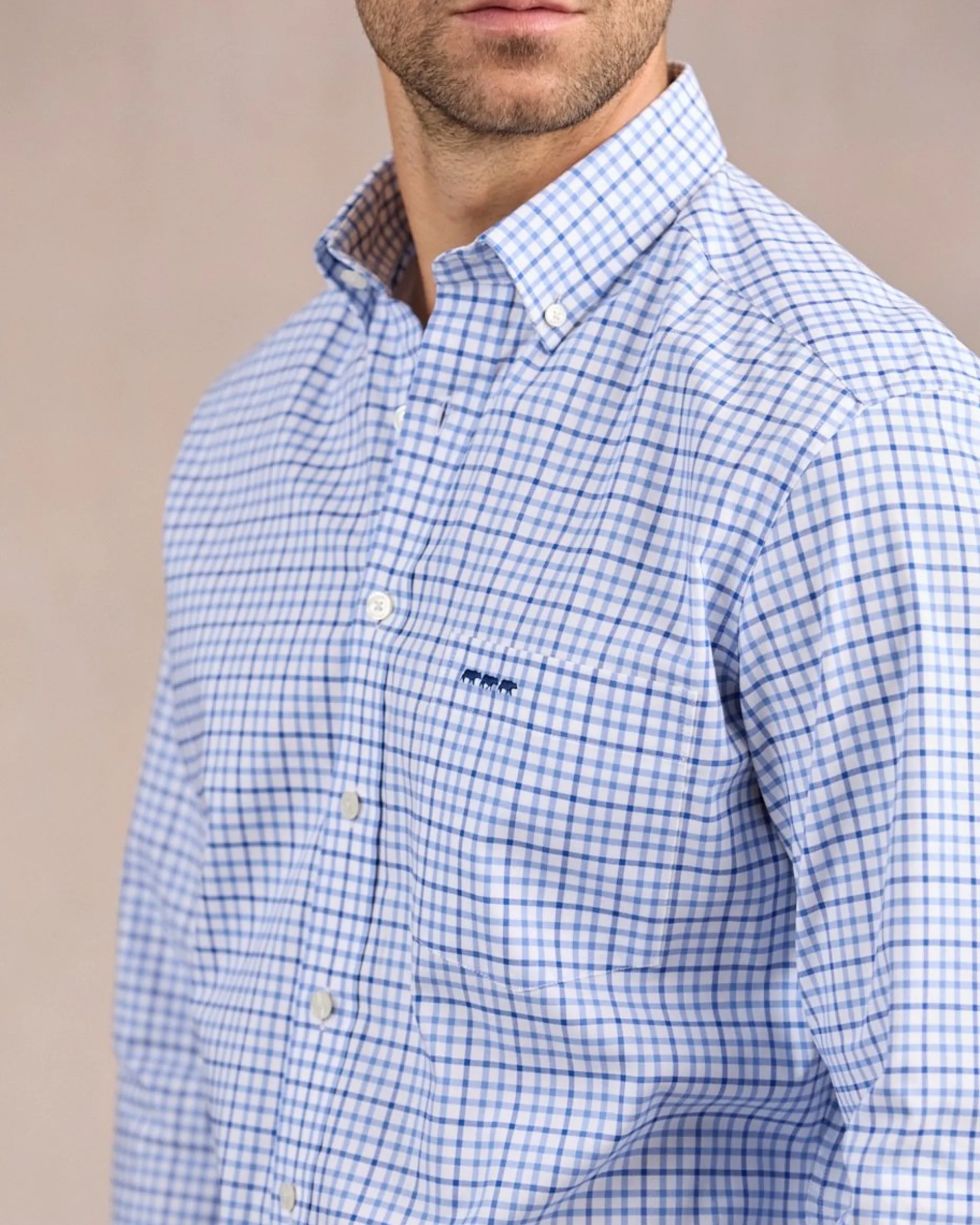 Homme Mise Au Green Chemise à carreaux