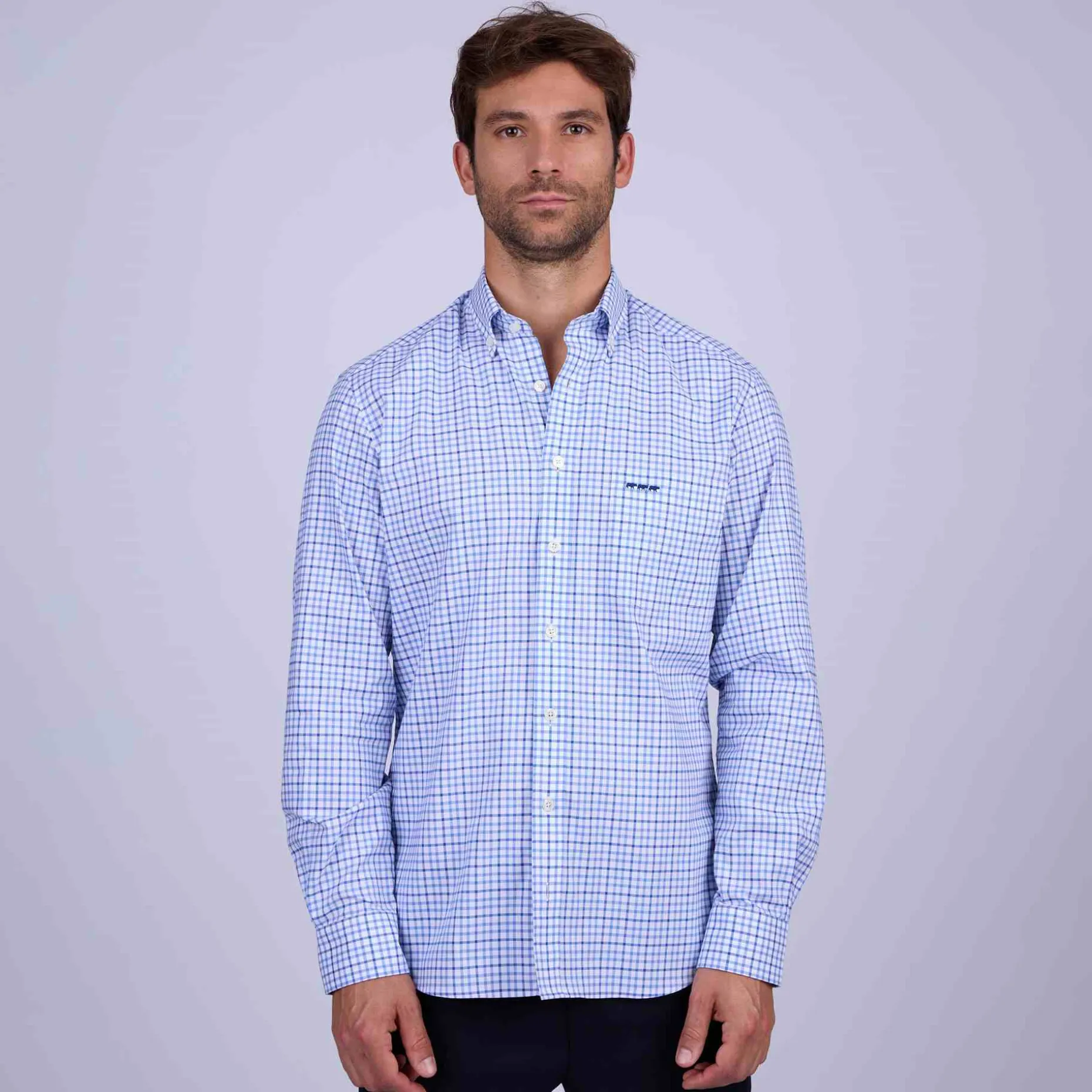 Homme Mise Au Green Chemise à carreaux