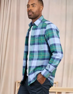 Homme Mise Au Green Chemise à carreaux