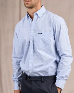 Homme Mise Au Green Chemise à carreaux vichy vichy ciel