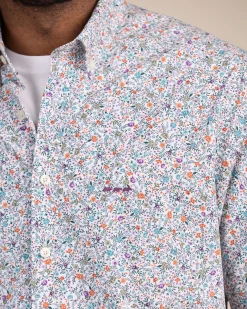 Homme Mise Au Green Chemise à imprimé floral