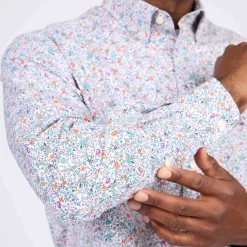 Homme Mise Au Green Chemise à imprimé floral