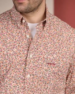 Homme Mise Au Green Chemise à imprimé floral