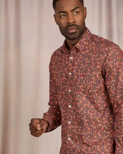 Homme Mise Au Green Chemise à imprimé floral