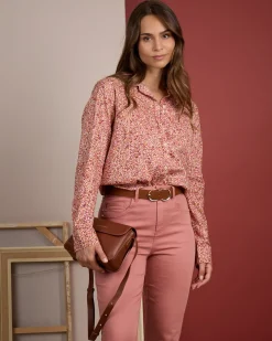 Femme Mise Au Green Chemise à imprimé floral