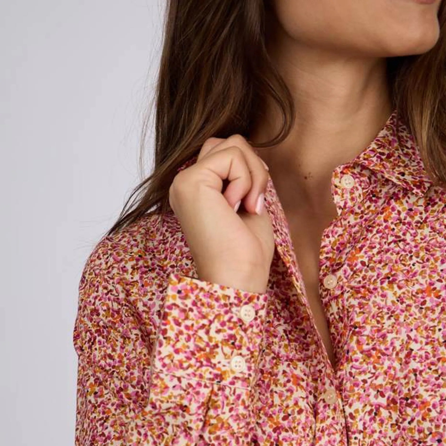 Femme Mise Au Green Chemise à imprimé floral