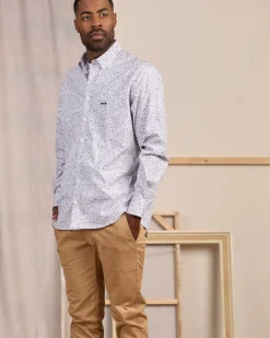 Homme Mise Au Green Chemise à imprimé végétal