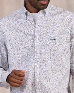 Homme Mise Au Green Chemise à imprimé végétal