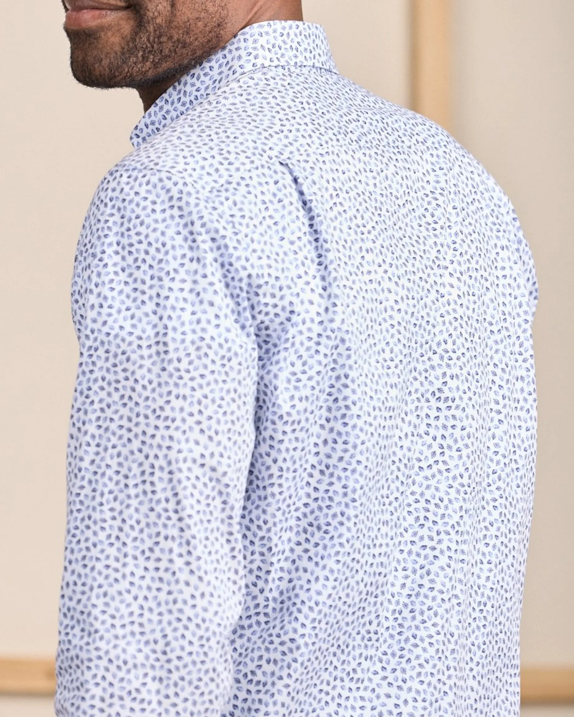 Homme Mise Au Green Chemise à micro motifs