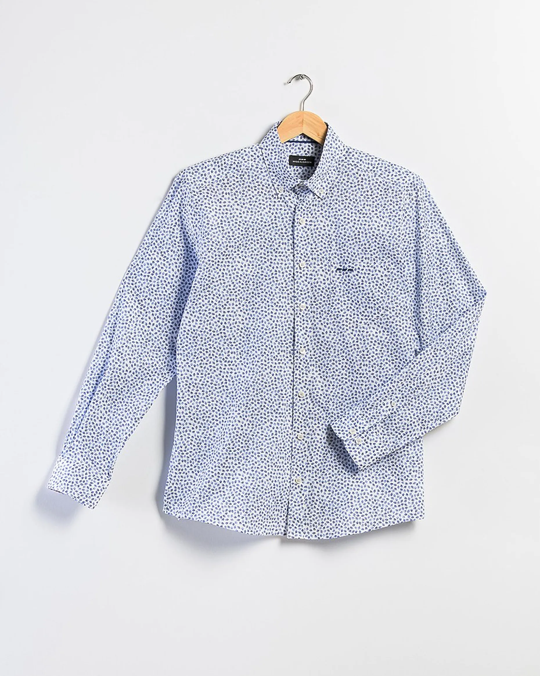 Homme Mise Au Green Chemise à micro motifs