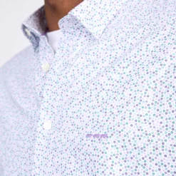 Homme Mise Au Green Chemise à micro motifs