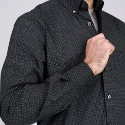 Homme Mise Au Green Chemise à micro motifs